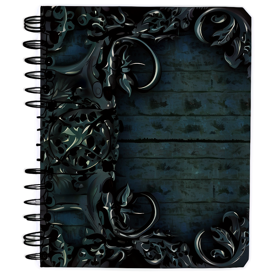 Gothic Notebook Cover Png Njl8