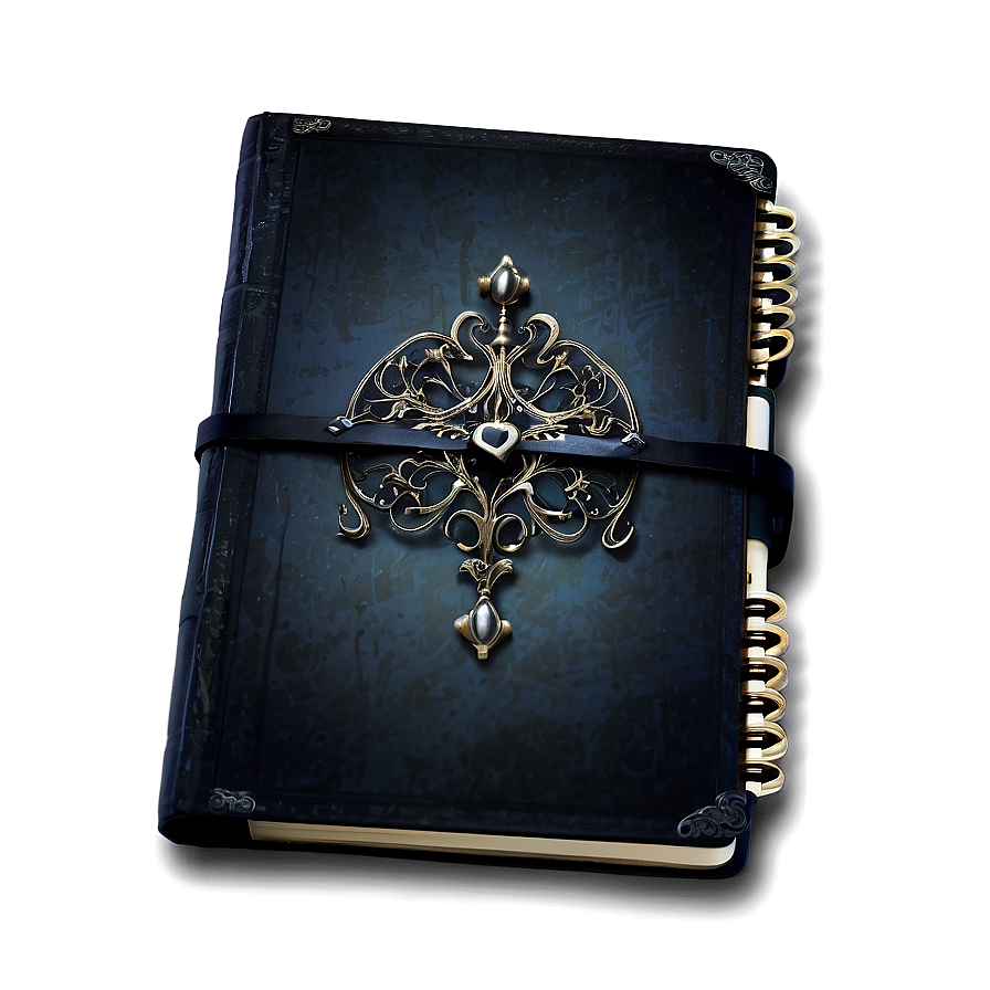 Gothic Notebook Cover Png Xjx