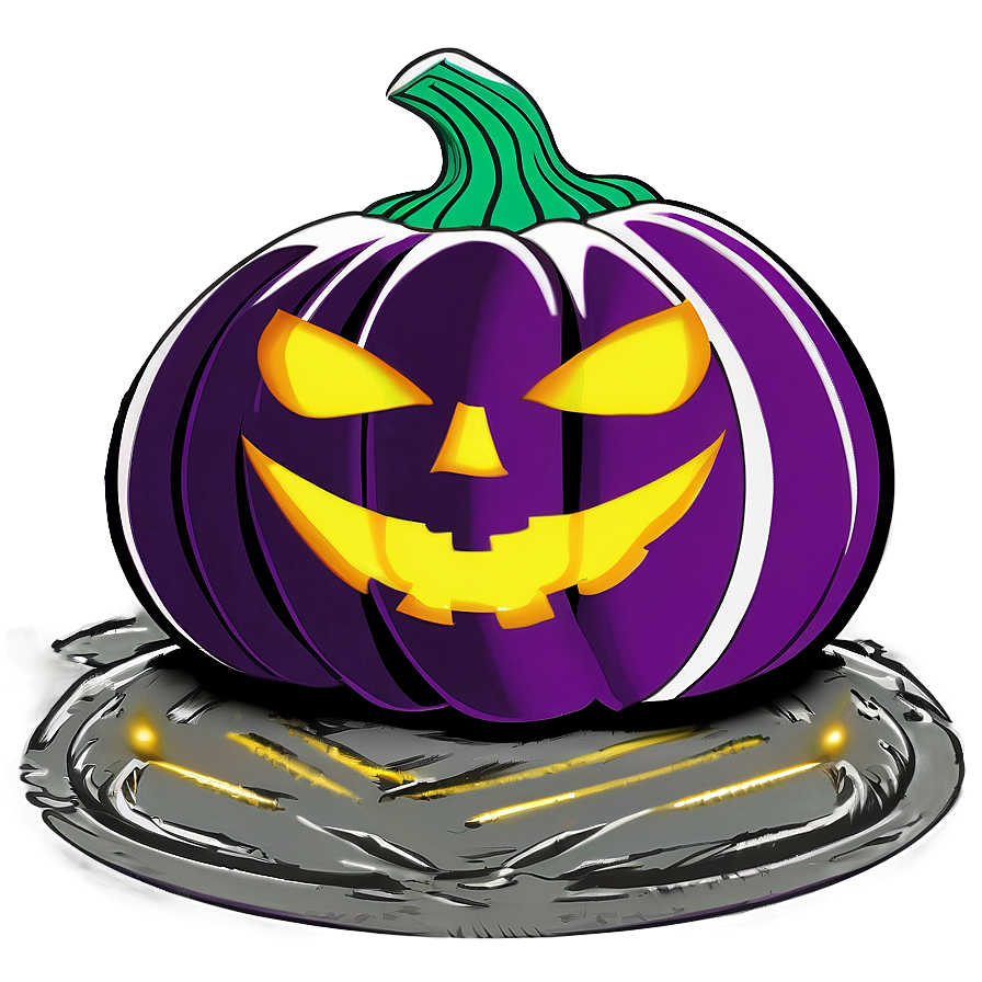 Gothic Pumpkin Outline Look Png Qam