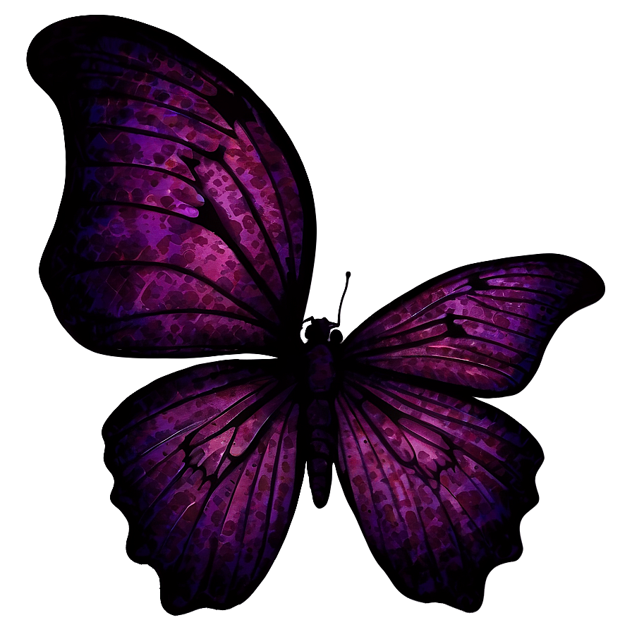 Gothic Purple Butterfly Png Qtw