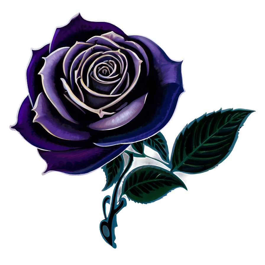 Gothic Roses Tattoo Png Oxx