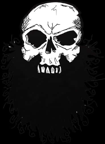 Gothic Skull Illustration