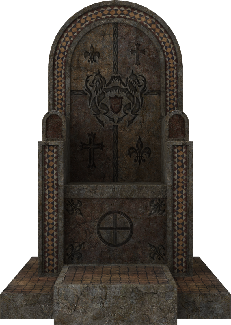 Gothic Stone Throne