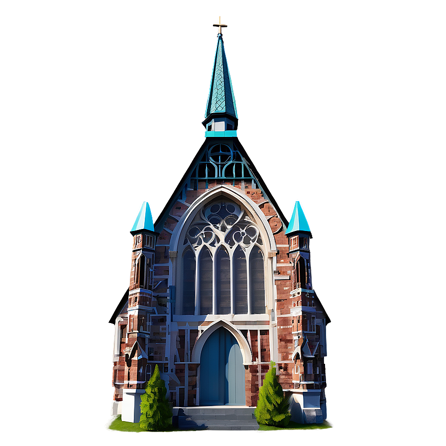 Gothic Style Church Facade Png Eoq63