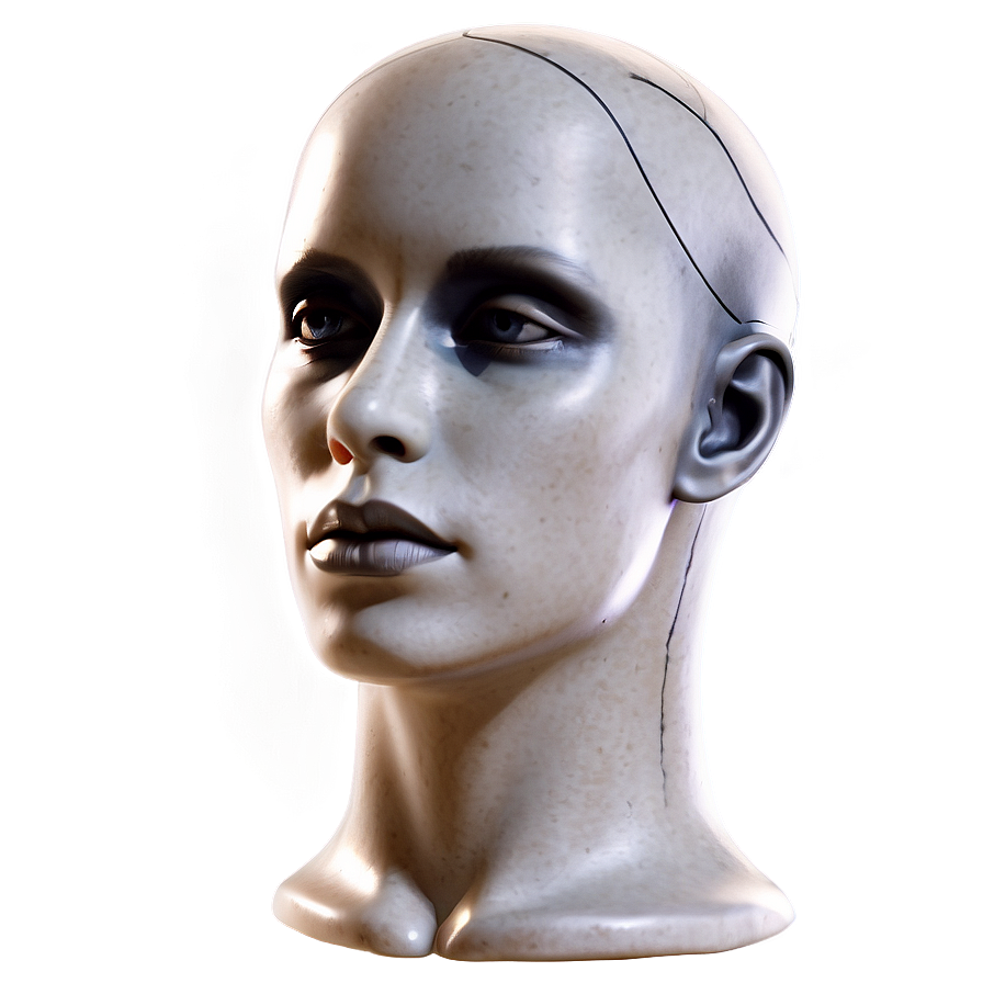 Gothic Style Mannequin Head Png 06282024