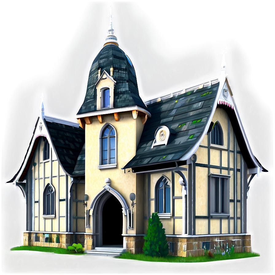 Gothic Style Manor Png Sks55