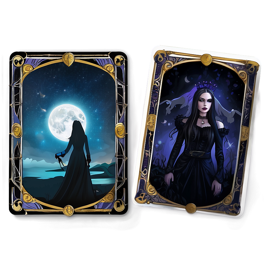 Gothic Tarot Cards Png 06202024