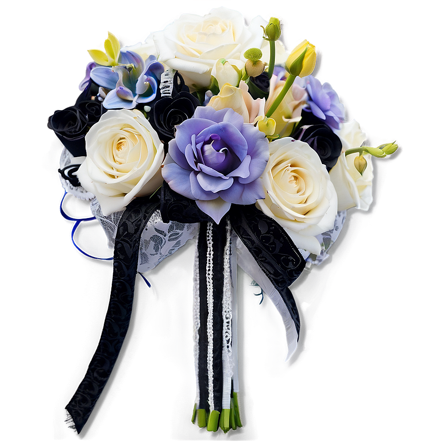 Gothic Wedding Bouquets Png Osc47