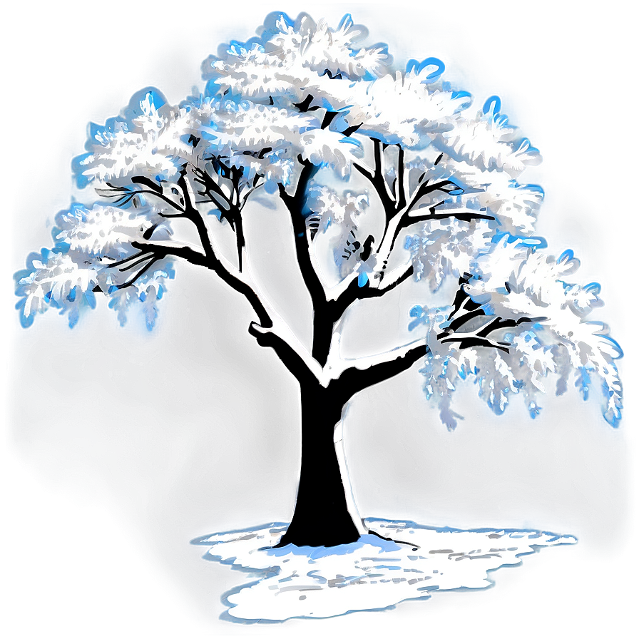 Gothic White Tree Representation Png 06252024