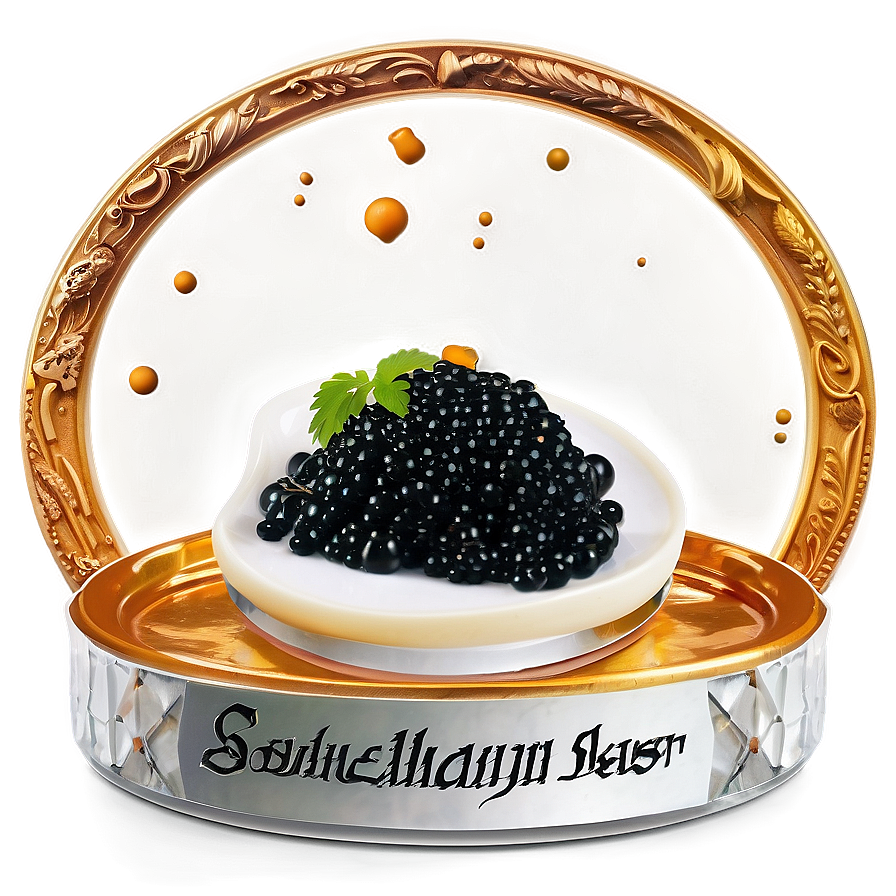 Gourmet Caviar Dish Png 35