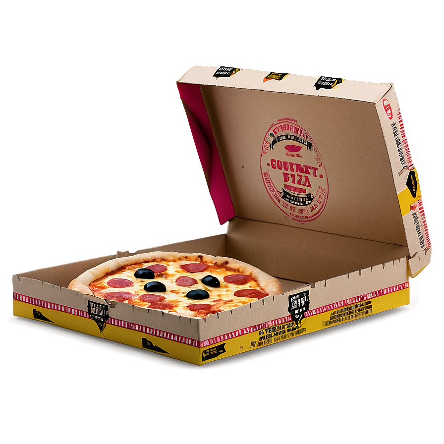 Gourmet Pizza Box Png Kch82