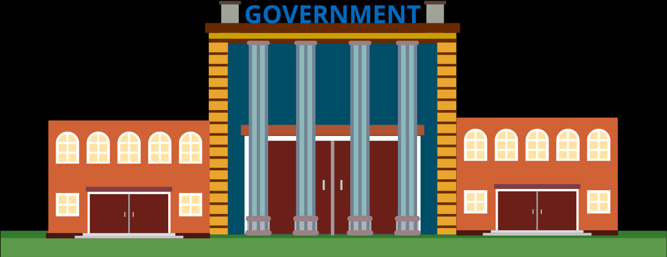 Government Building Illustration