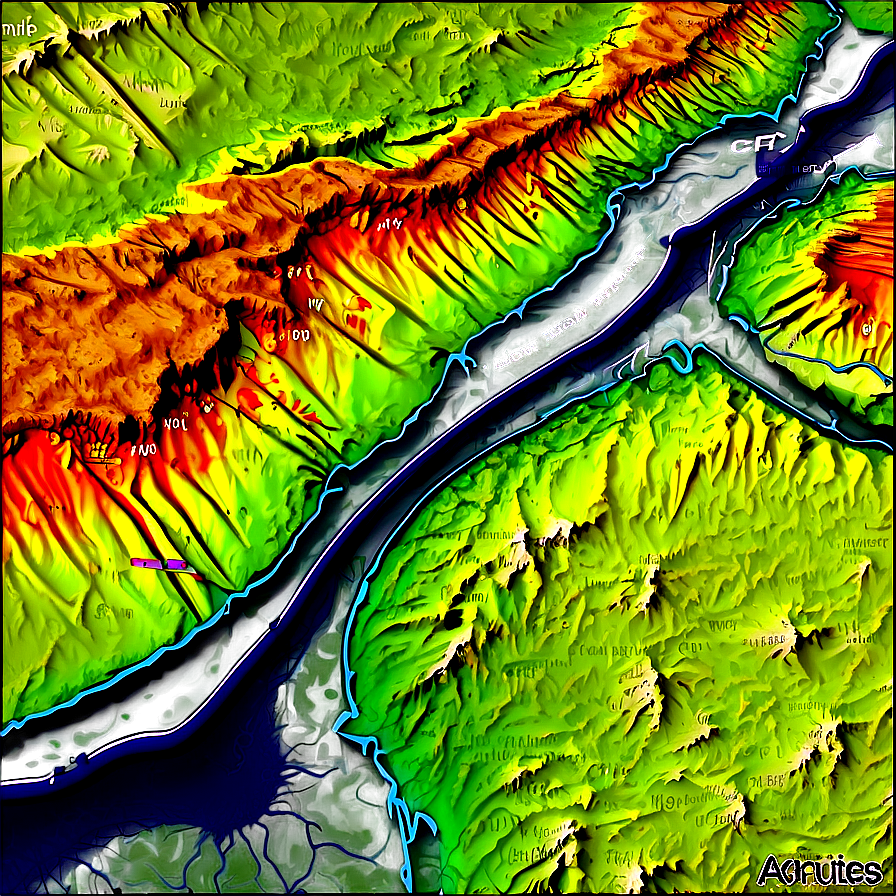 Gps Topographic Map Png 06202024