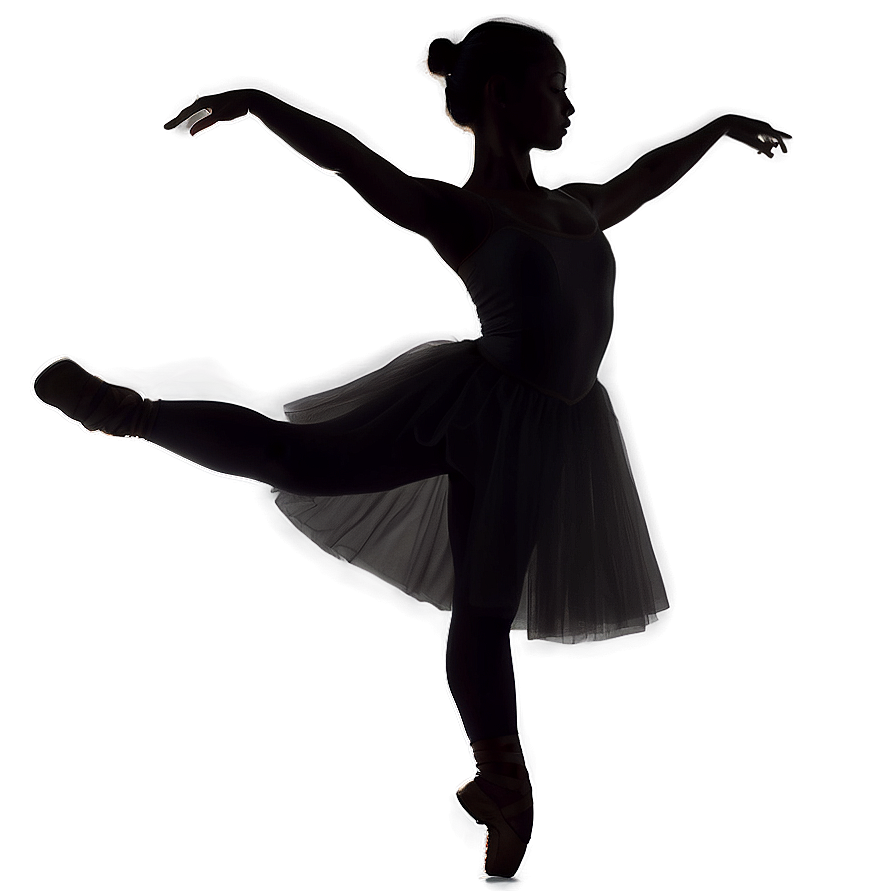 Graceful Ballet Silhouette Png Thq