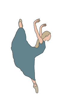 Graceful Dancer Illustration