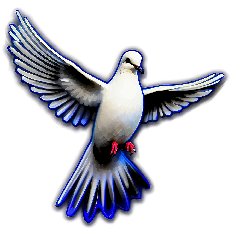 Graceful Dove Clipart Png Gks