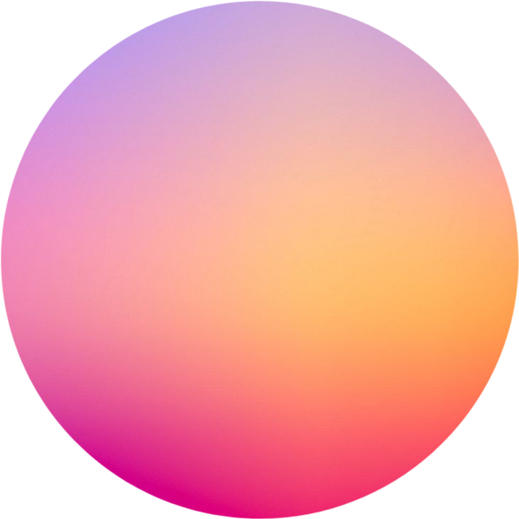 Gradient Circle Background Purple Pink Orange