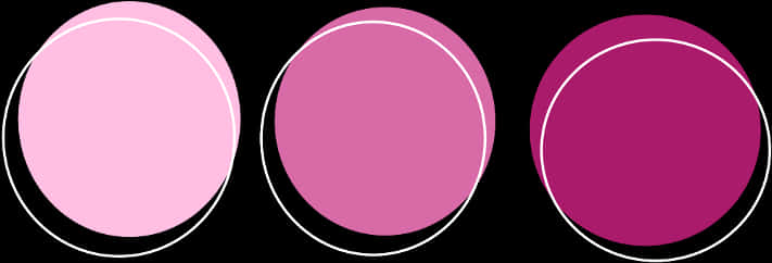 Gradient Circles Black Background