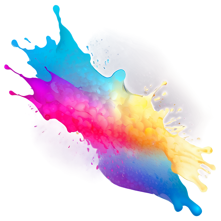 Gradient Color Splash Png 06252024