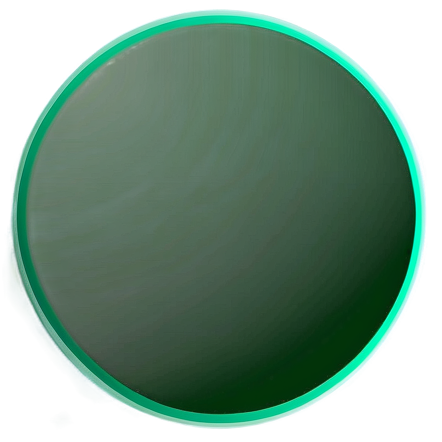 Gradient Green Circle Png 05252024