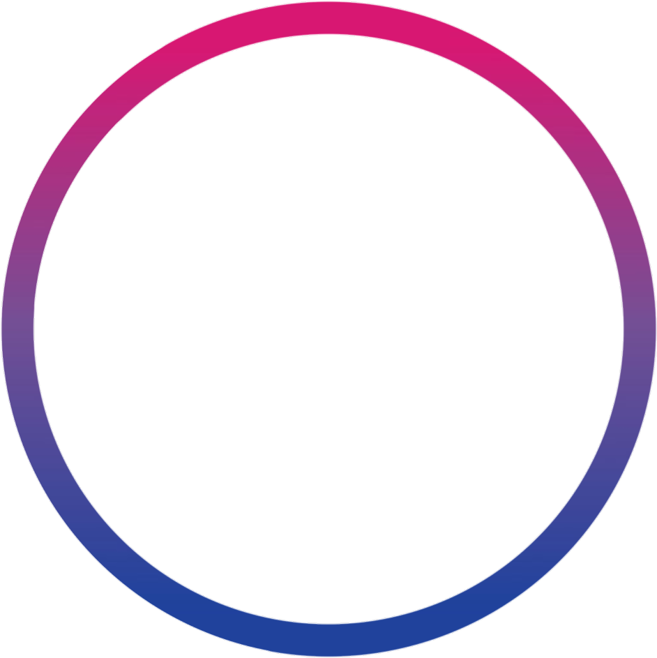 Gradient Pinkand Blue Circle