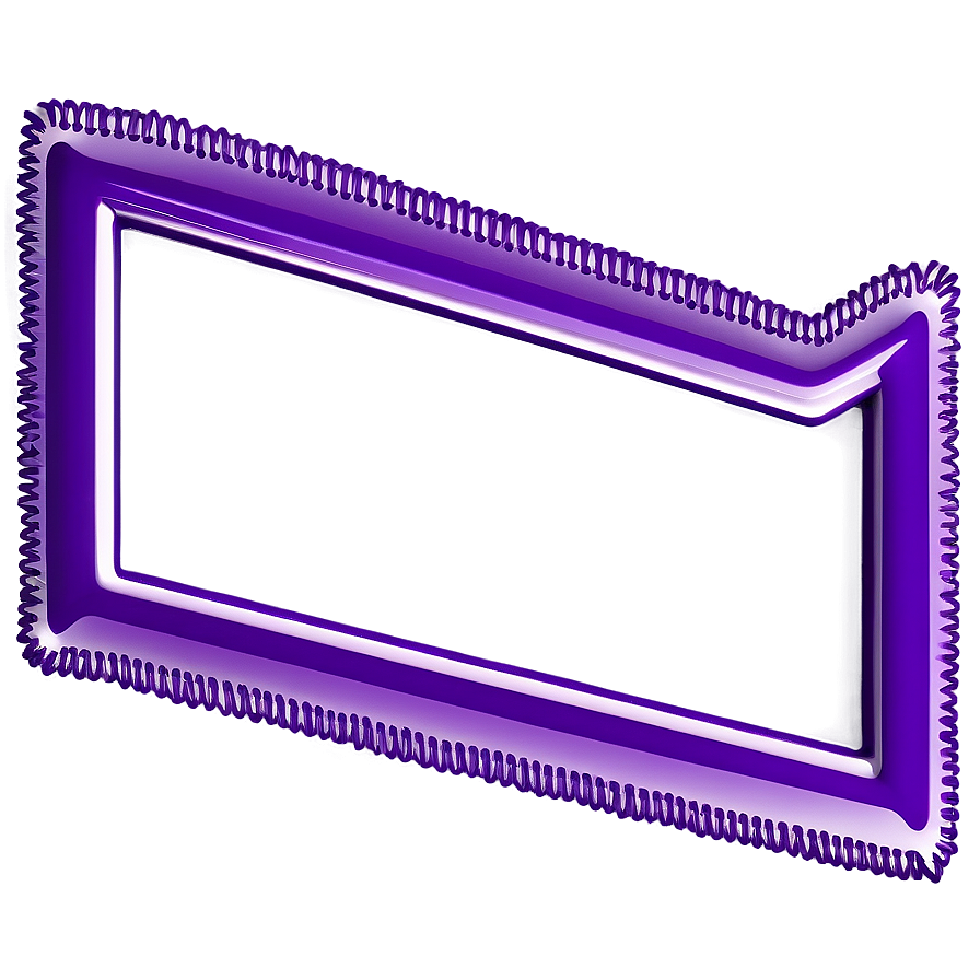 Gradient Purple Edge Border Png 16