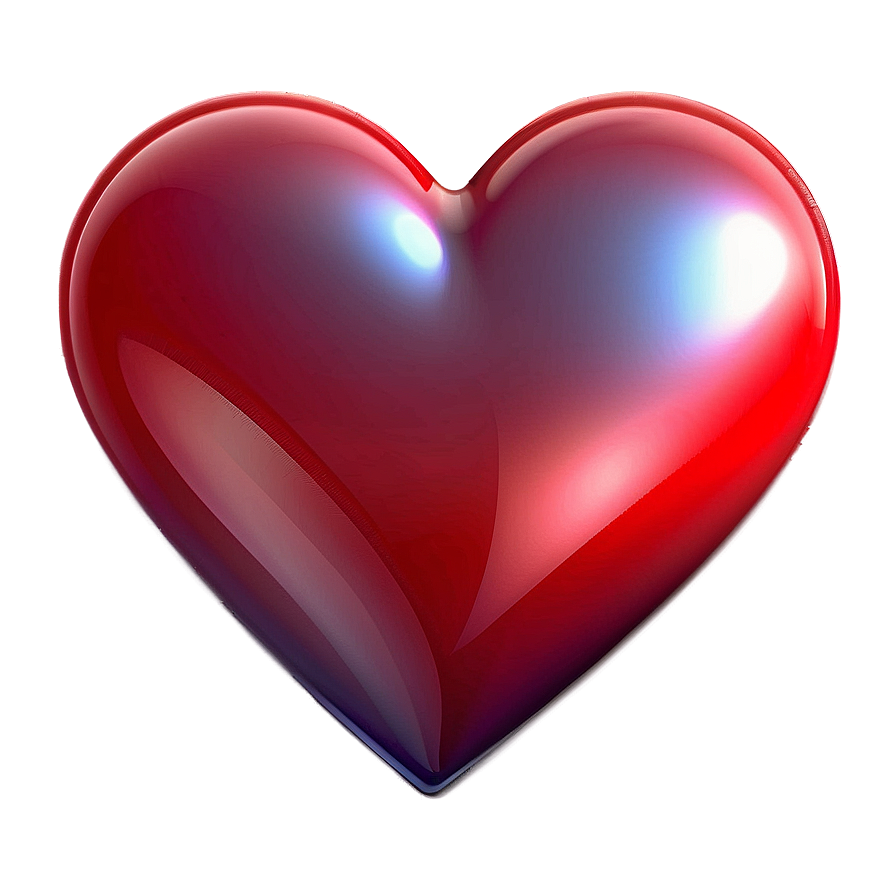 Gradient Red Heart Png 05242024