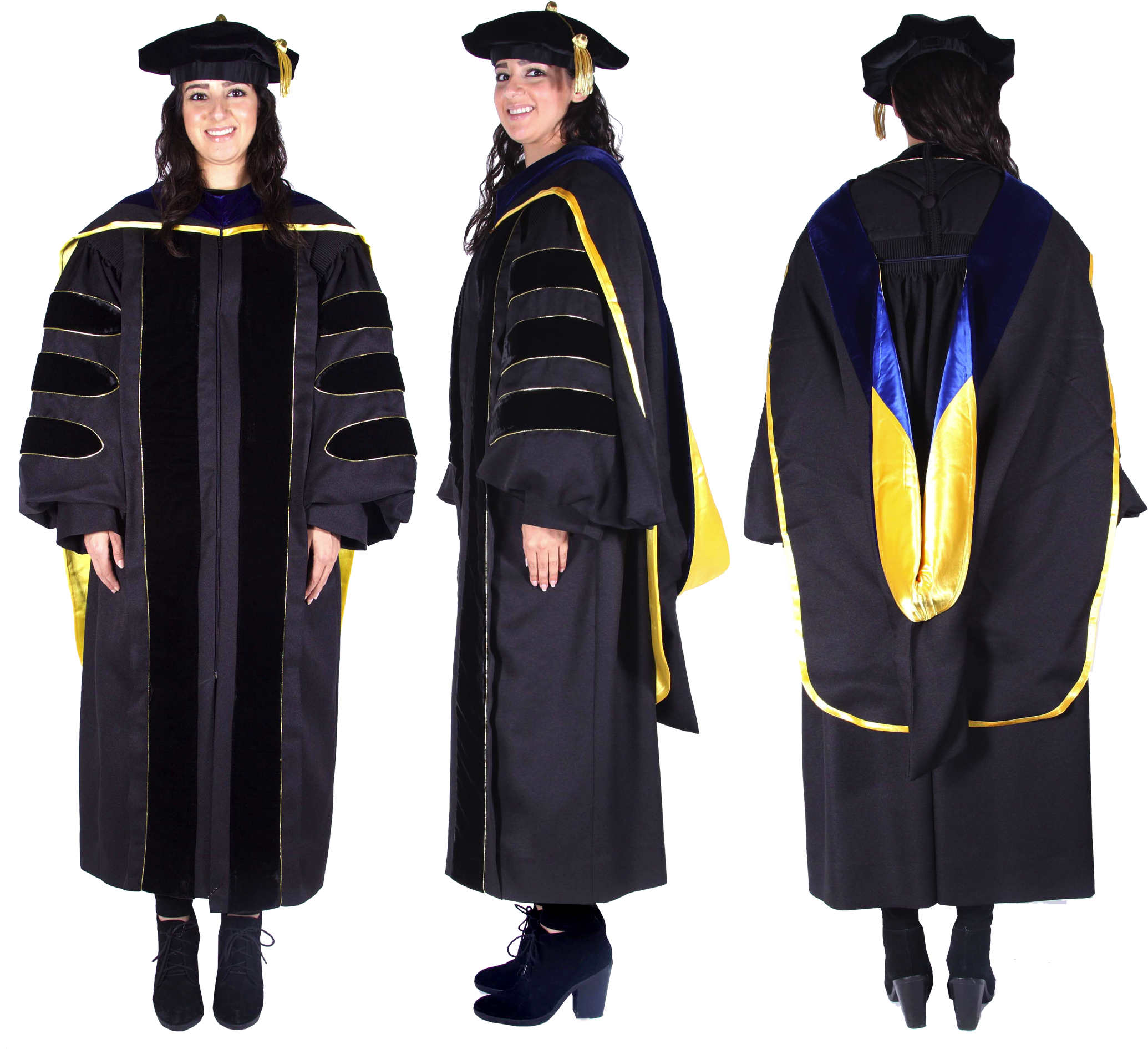 Graduatein Regalia Multiple Views