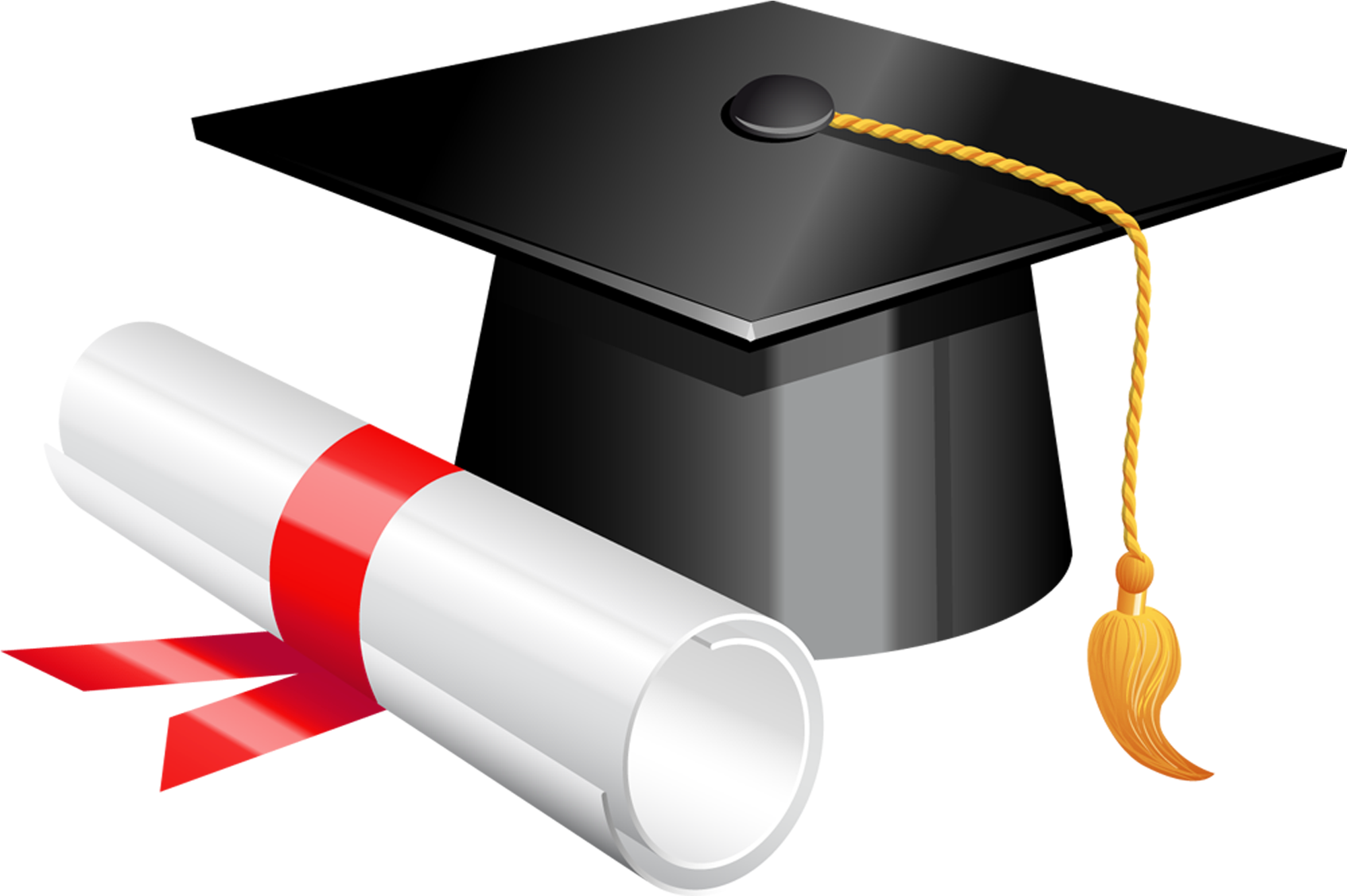 Graduation Capand Diploma Vector