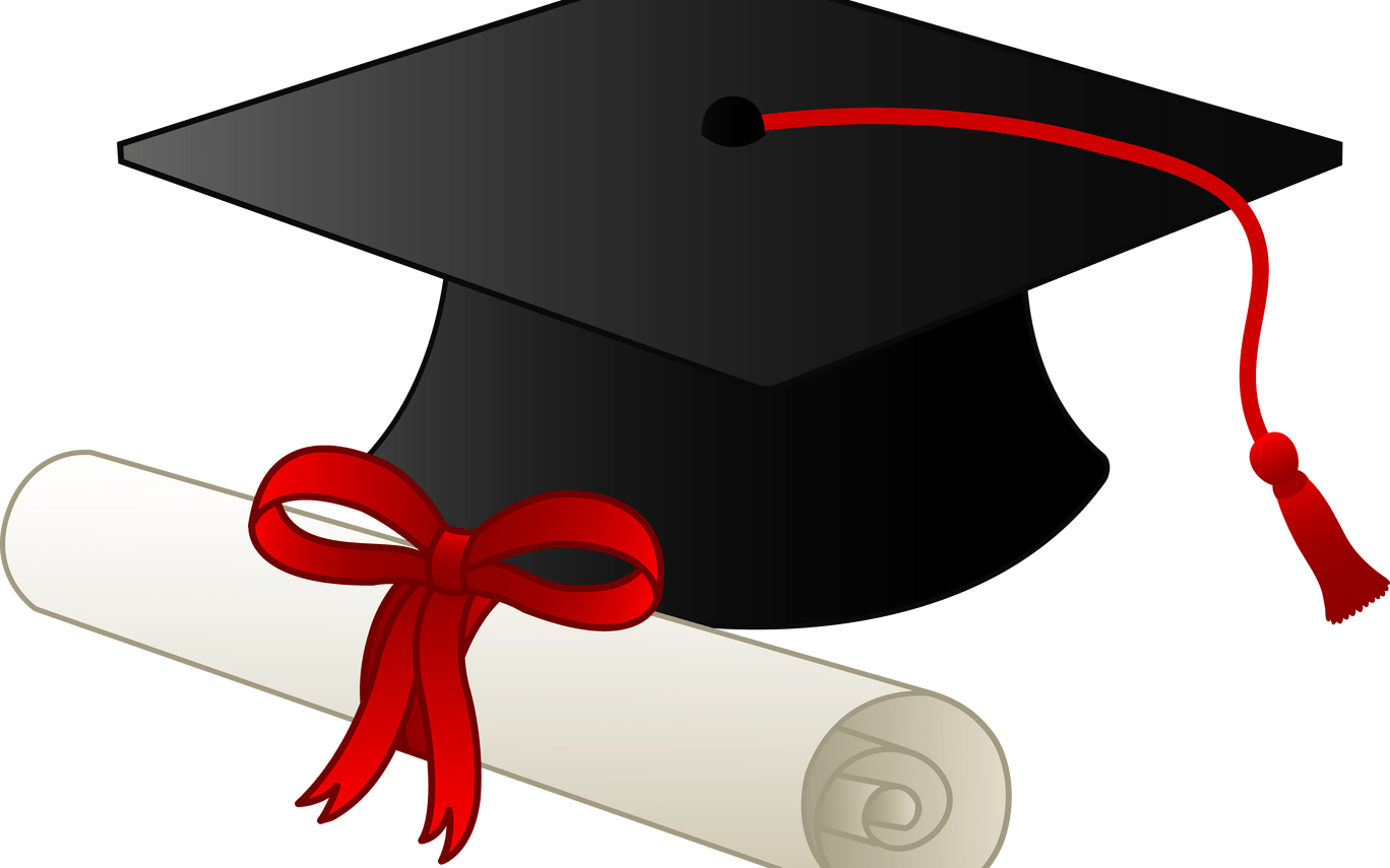 Graduation Capand Diploma Vector