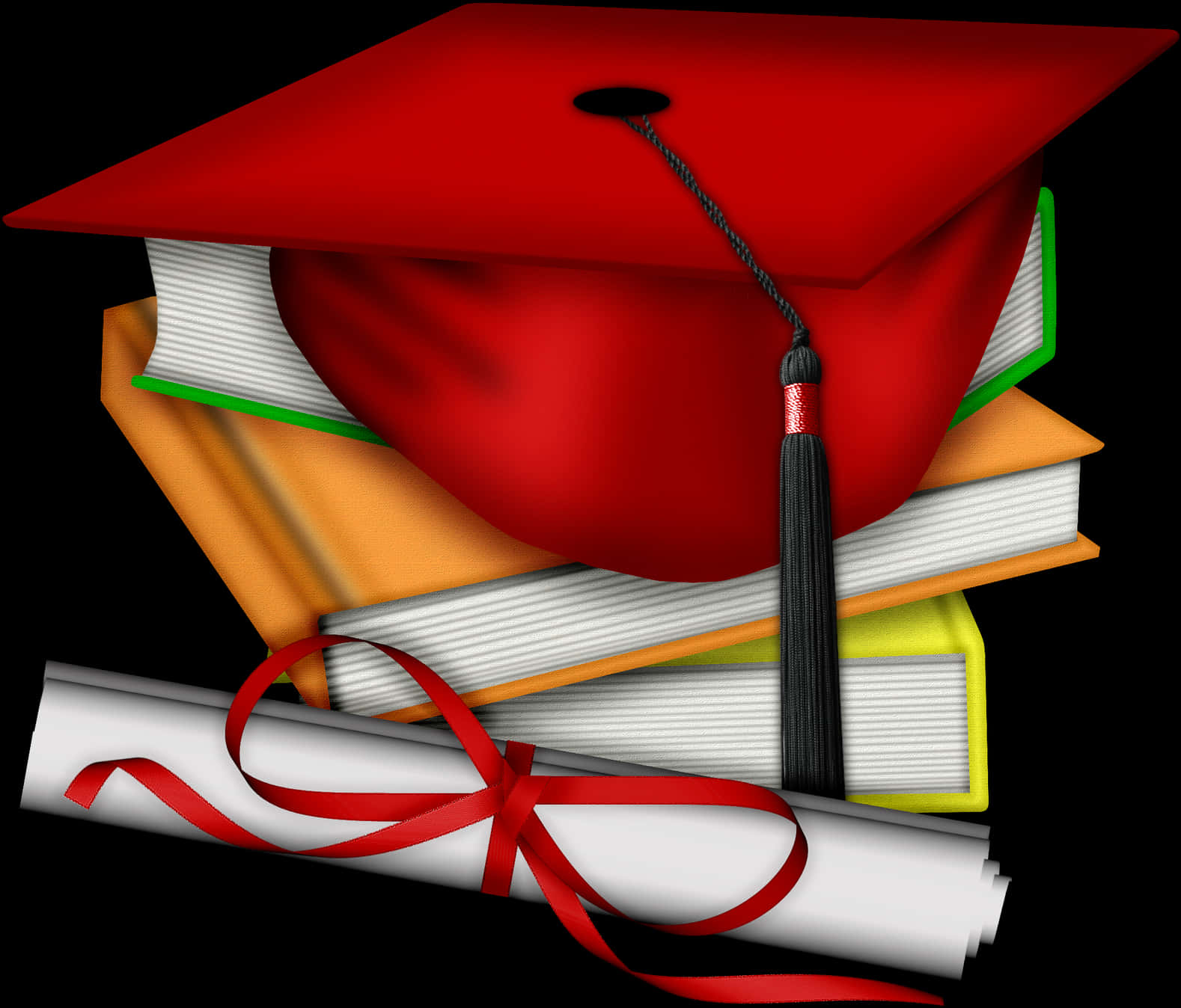 Graduation Capand Diplomaon Books