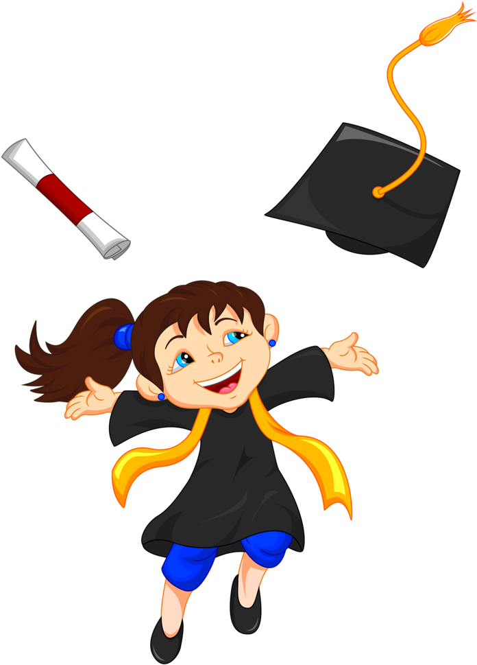 Graduation Celebration Cartoon Child