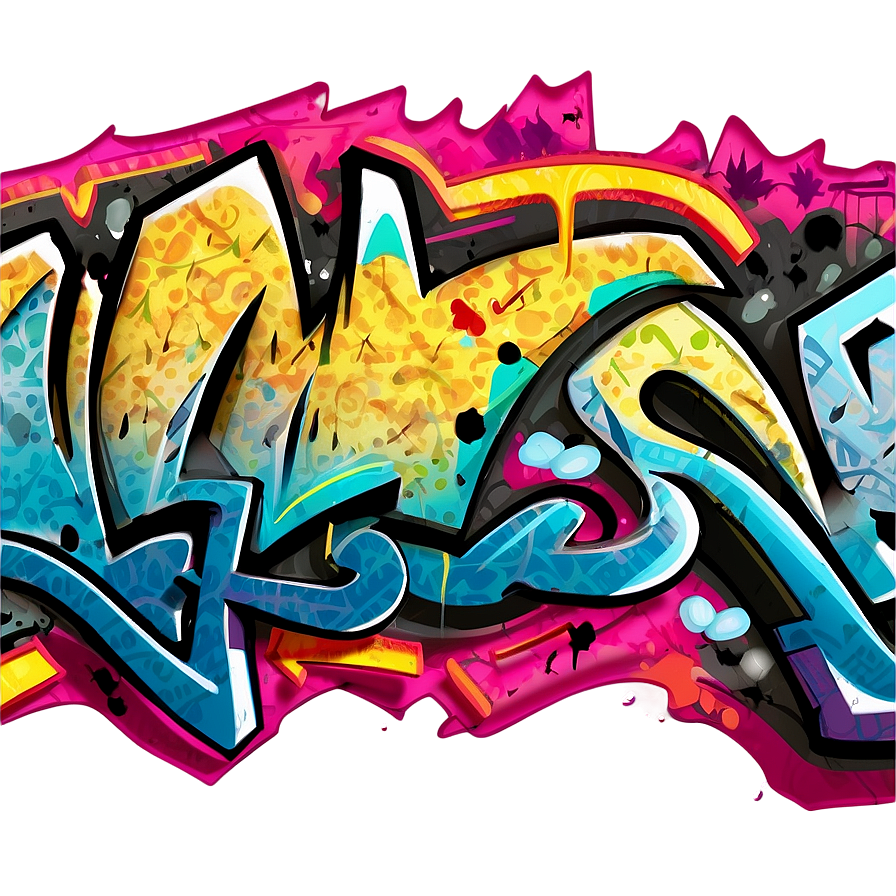 Graffiti Pattern Png Rbn59