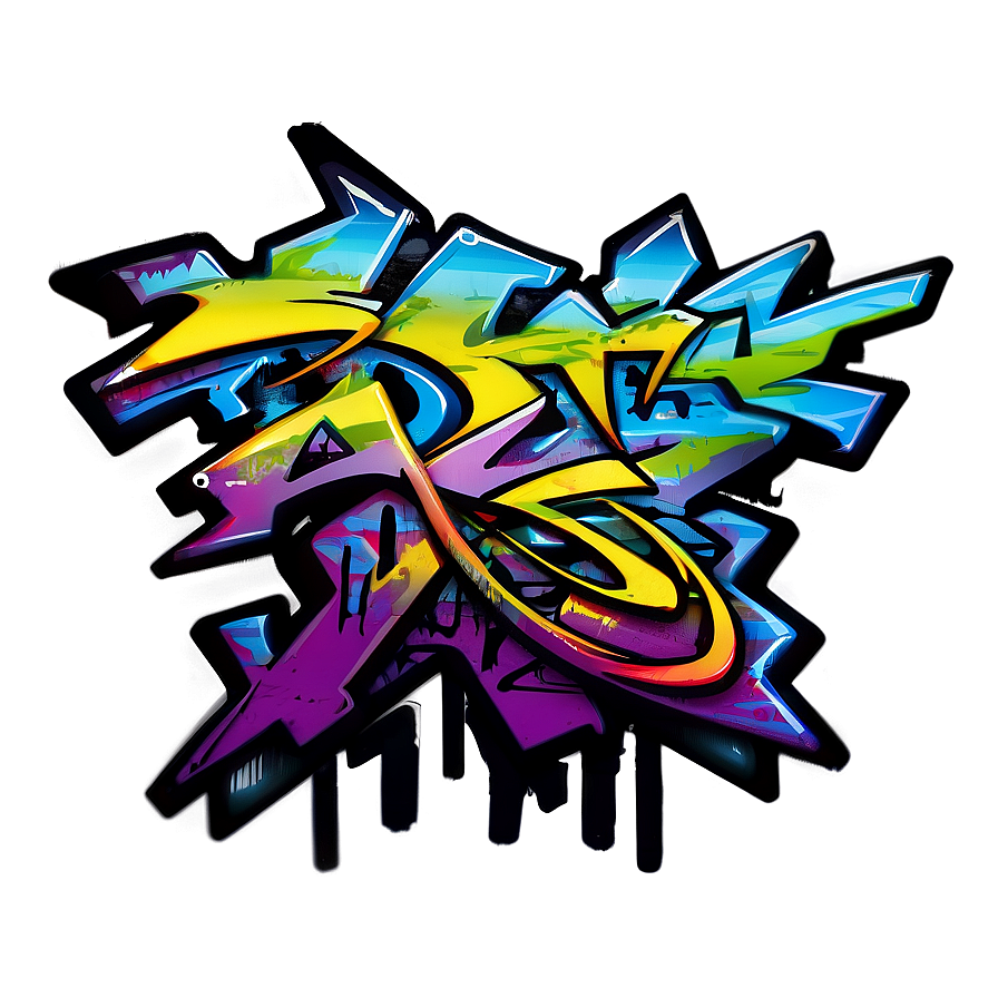 Graffiti Print Png Yyx77