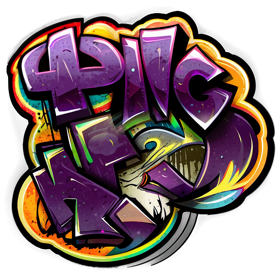 Graffiti Stickers Png Vwk17