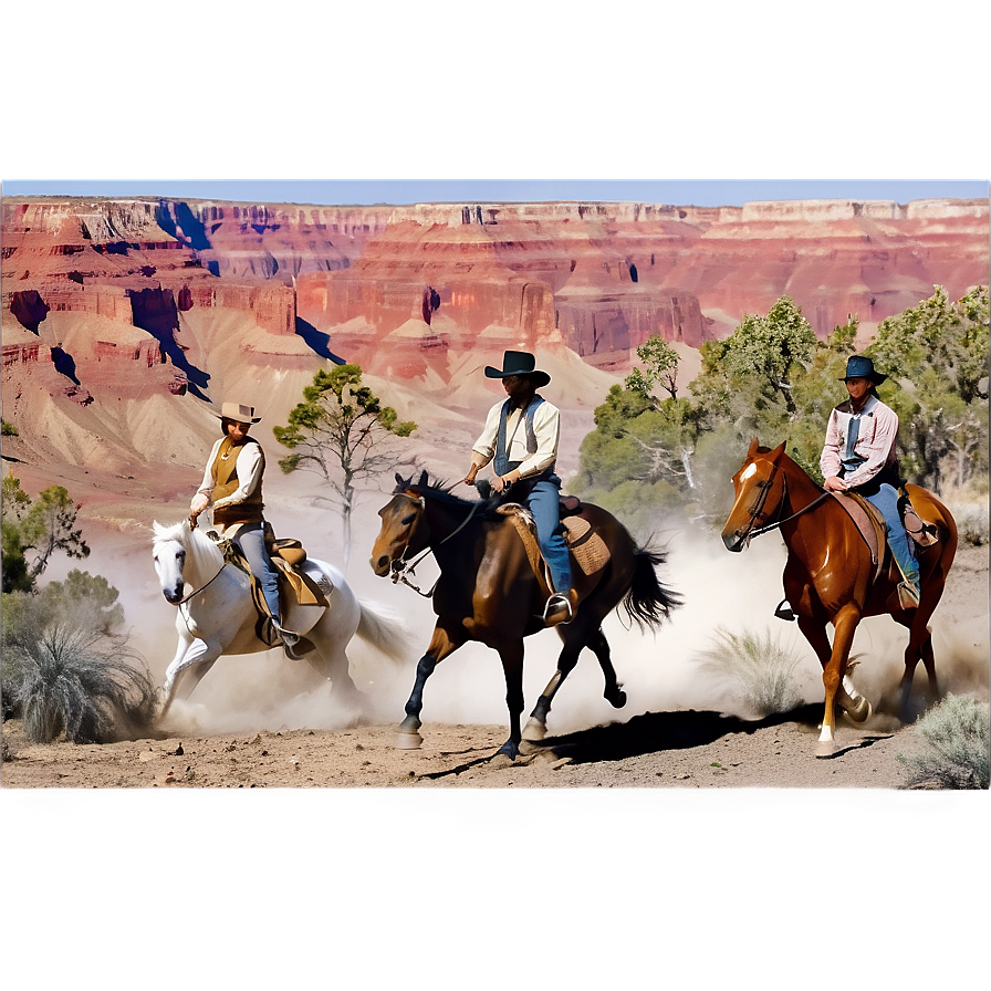 Grand Canyon Horse Chase Png 67