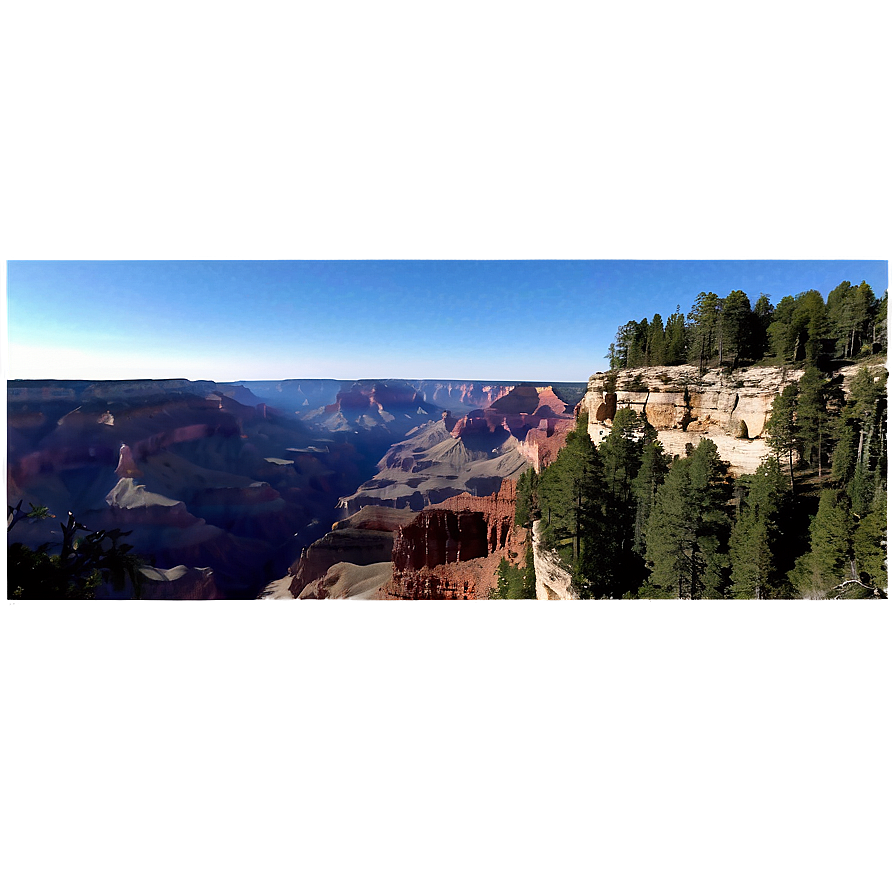 Grand Canyon North Rim Vista Png Wqb67