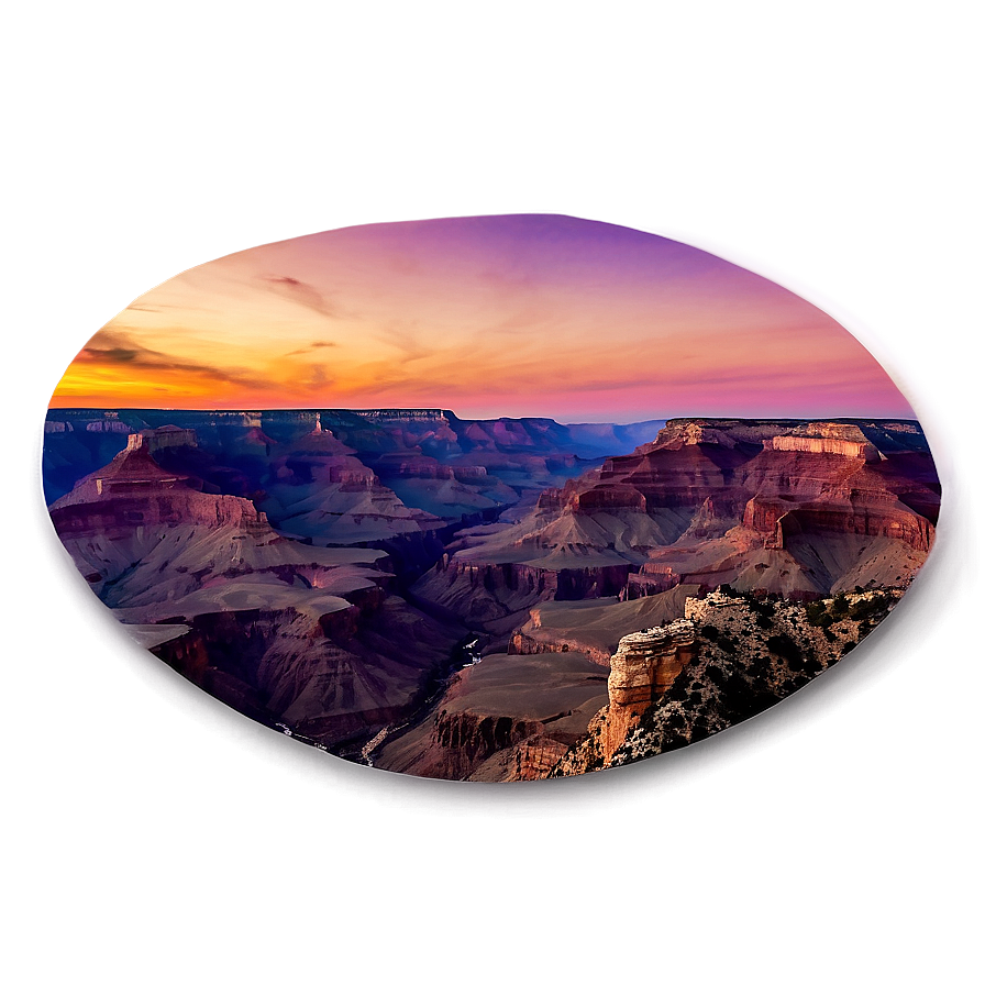 Grand Canyon Sunset Silhouette Png Jsq49