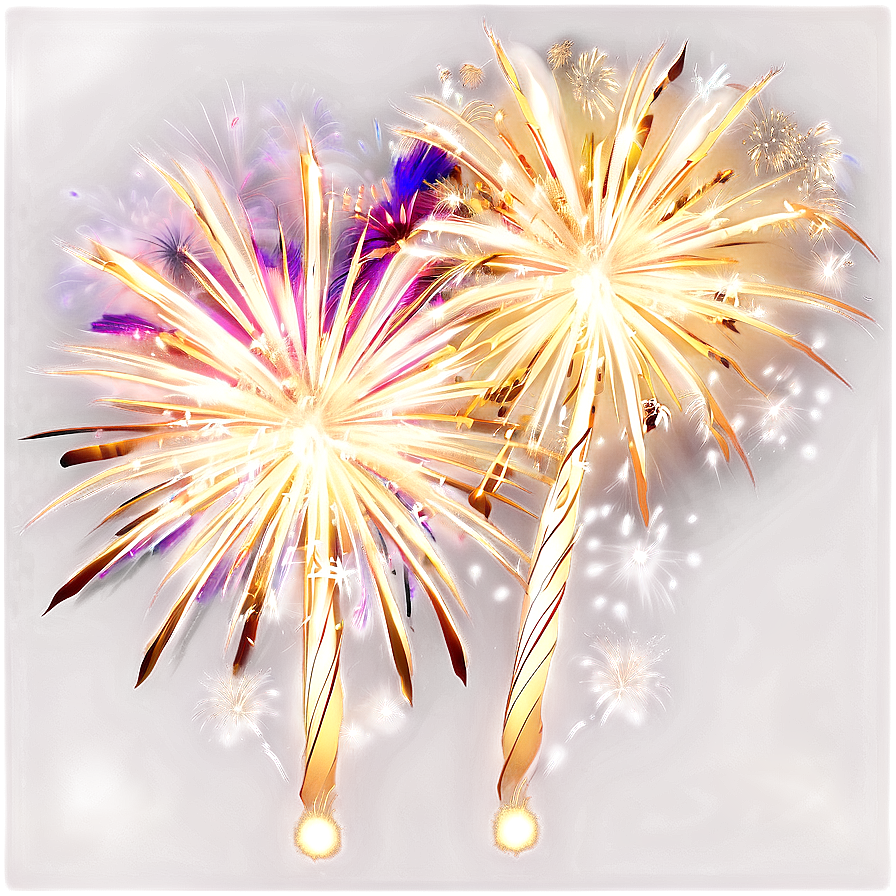 Grand Gold Fireworks Event Png Mww10