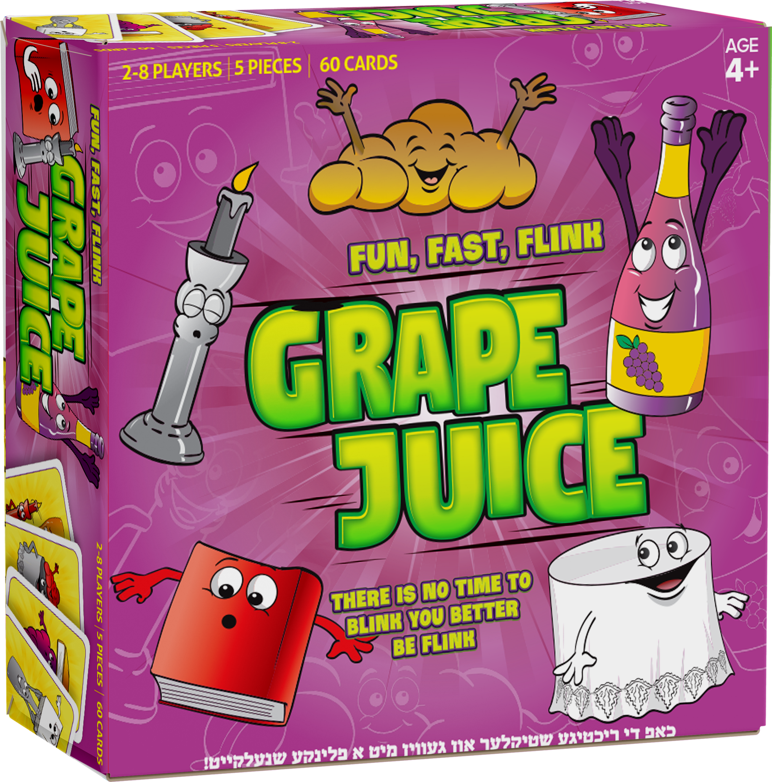 Grape Juice Board Game Packaging