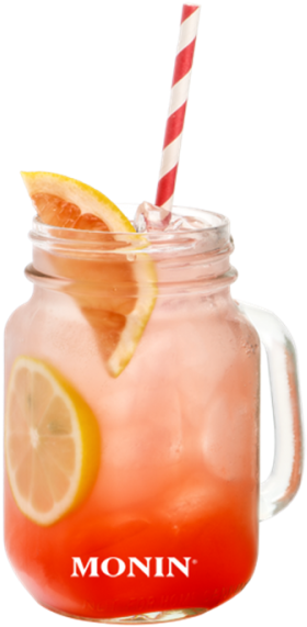 Grapefruit Cocktailin Mason Jar