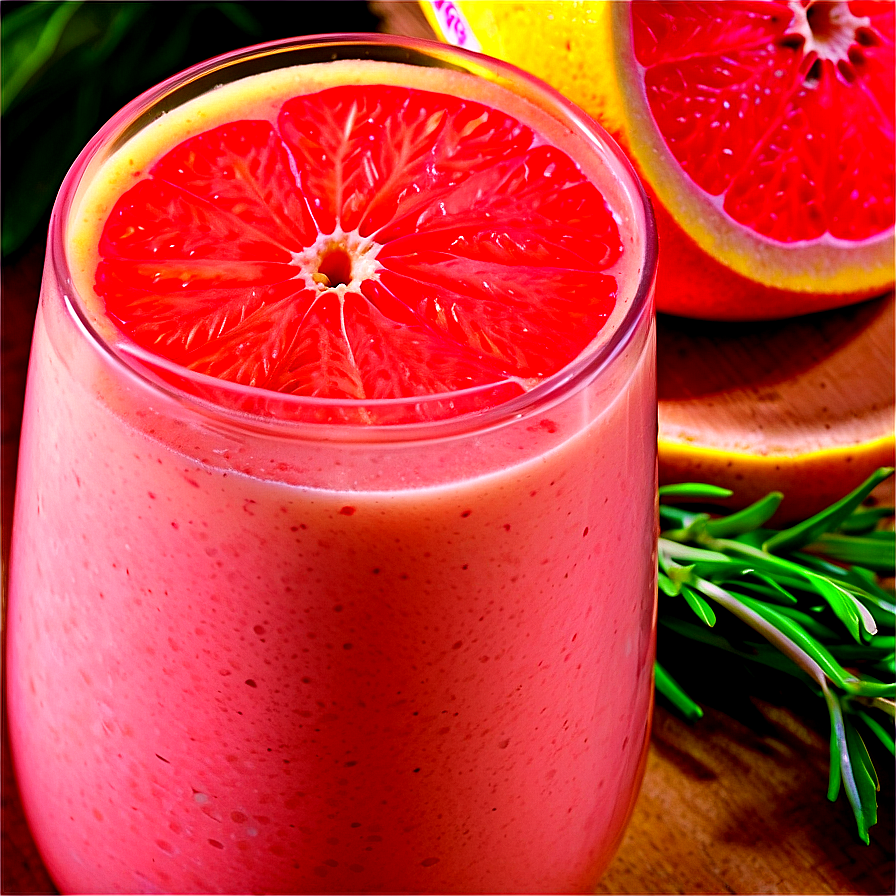 Grapefruit Rosemary Smoothie Png Dtp