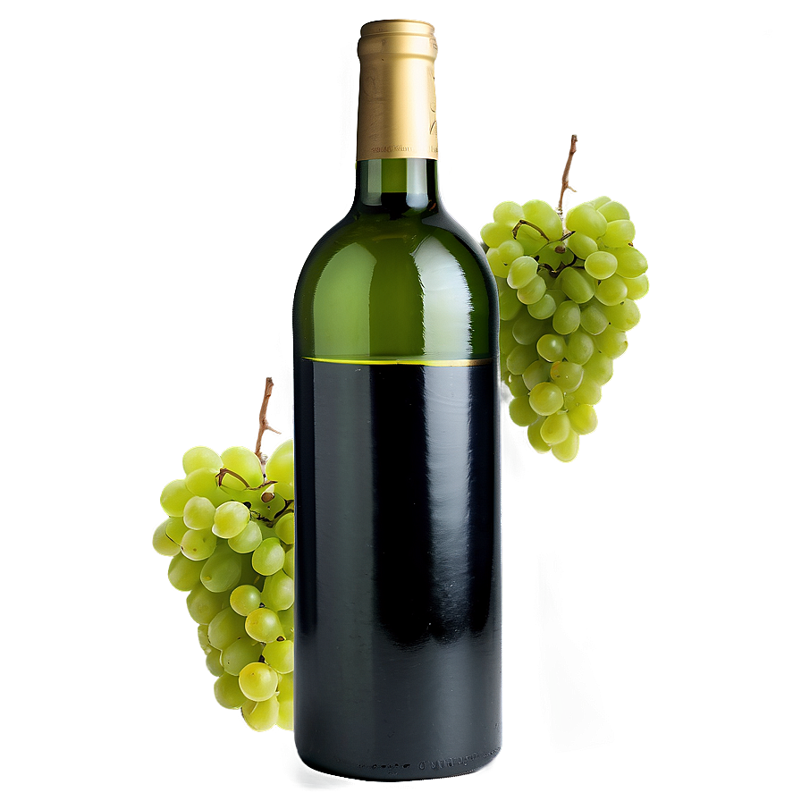 Grapes Wine Bottle Png Qay62