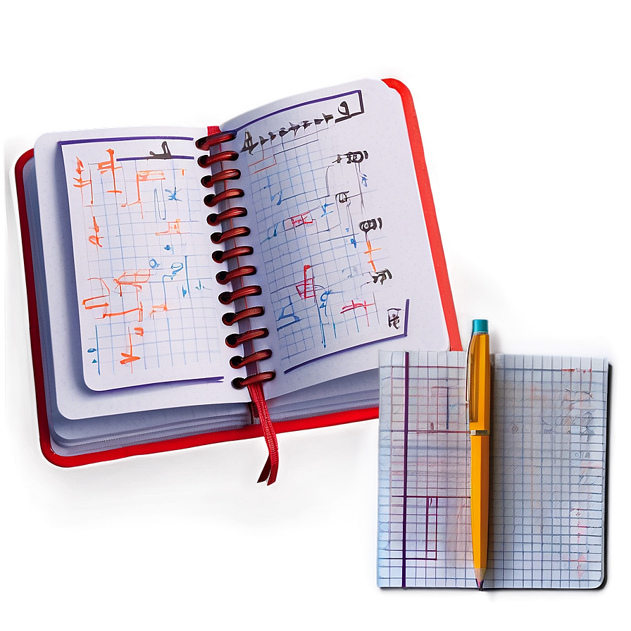 Graph Paper Notebook Style Png Hyg31