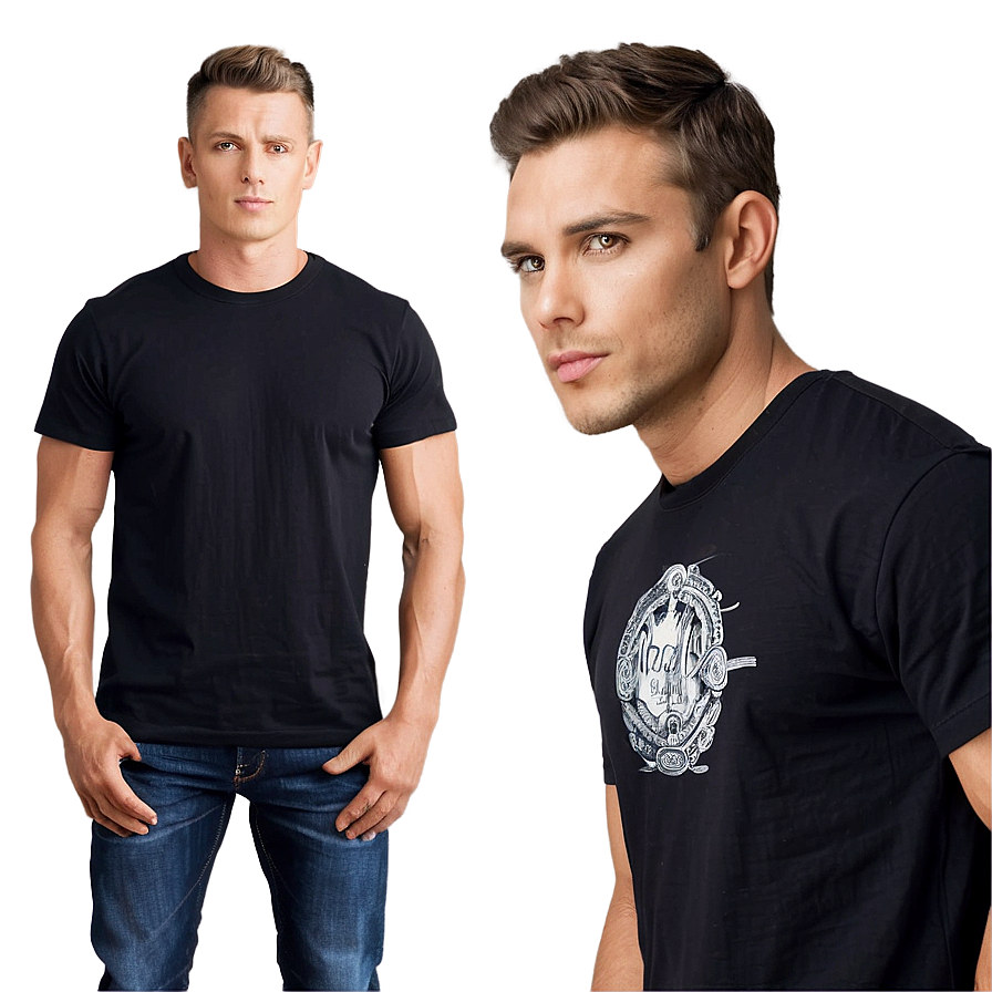 Graphic Black T Shirt Png Eaf