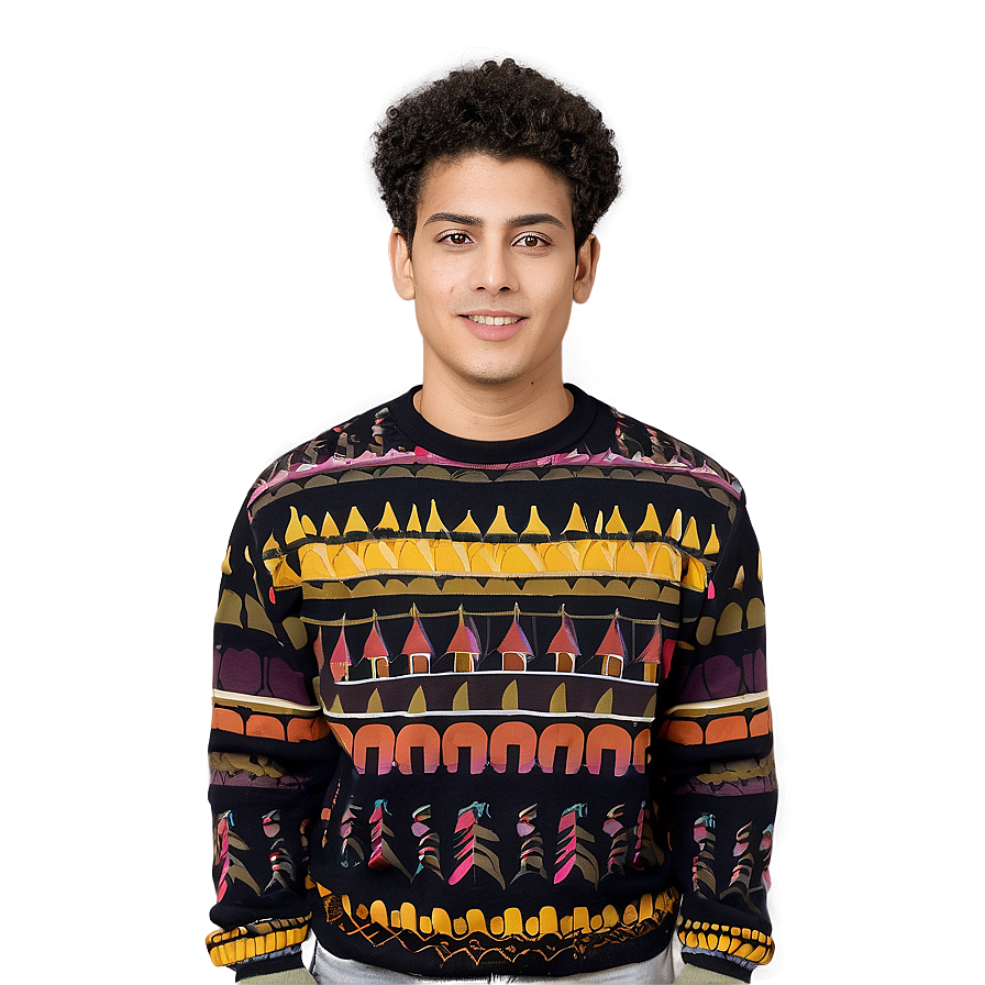 Graphic Crewneck Sweater Png 06272024