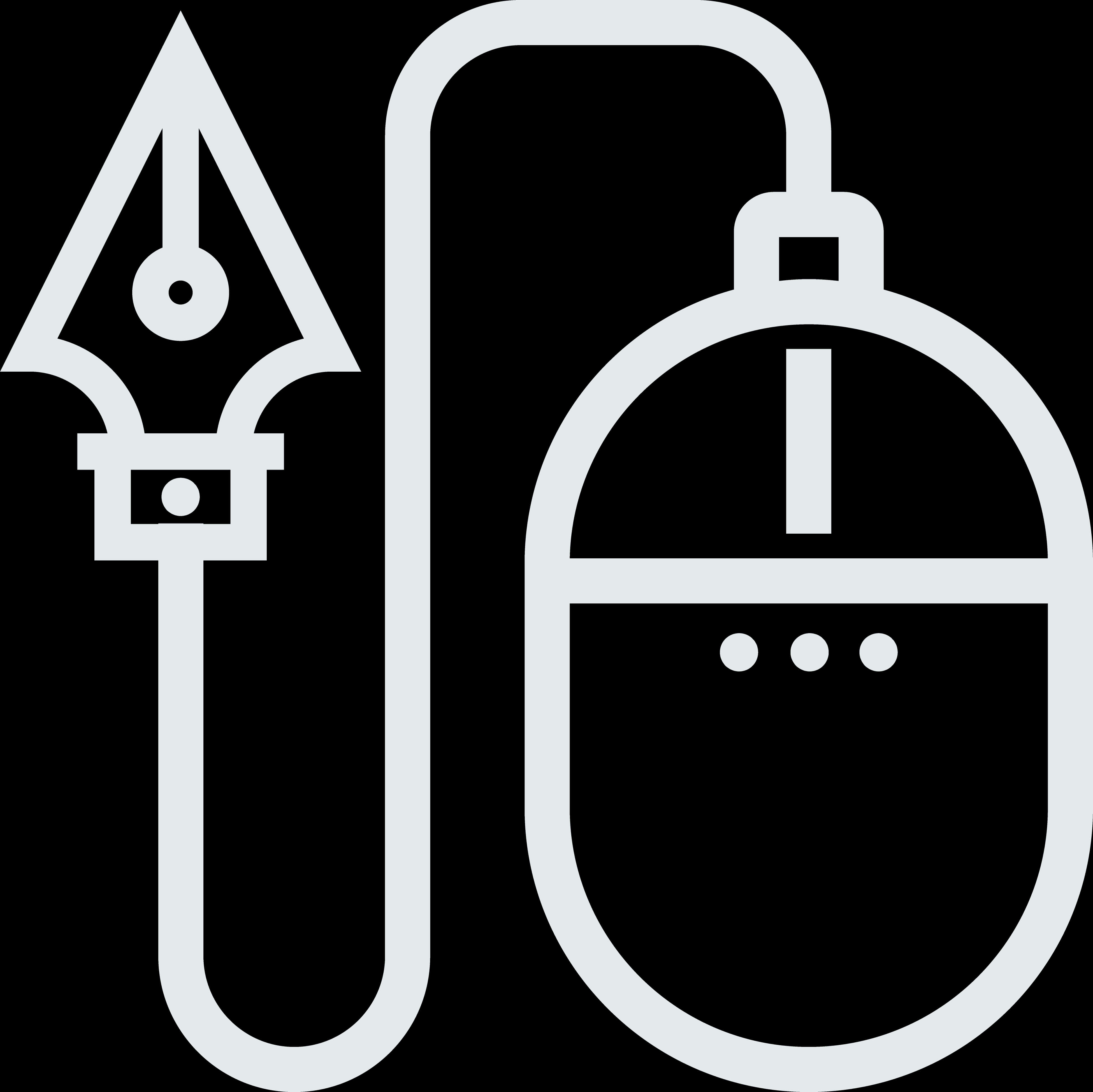 Graphic Design Pen Mouse Icon