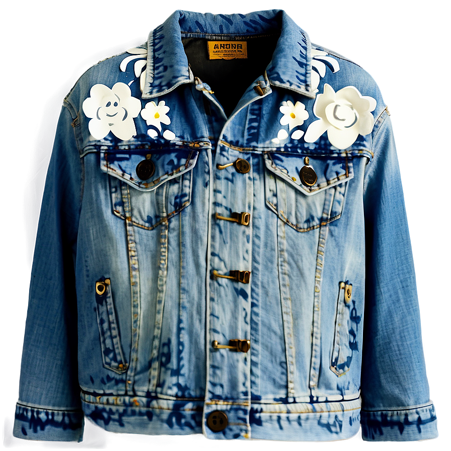 Graphic Jean Jacket Png 06132024