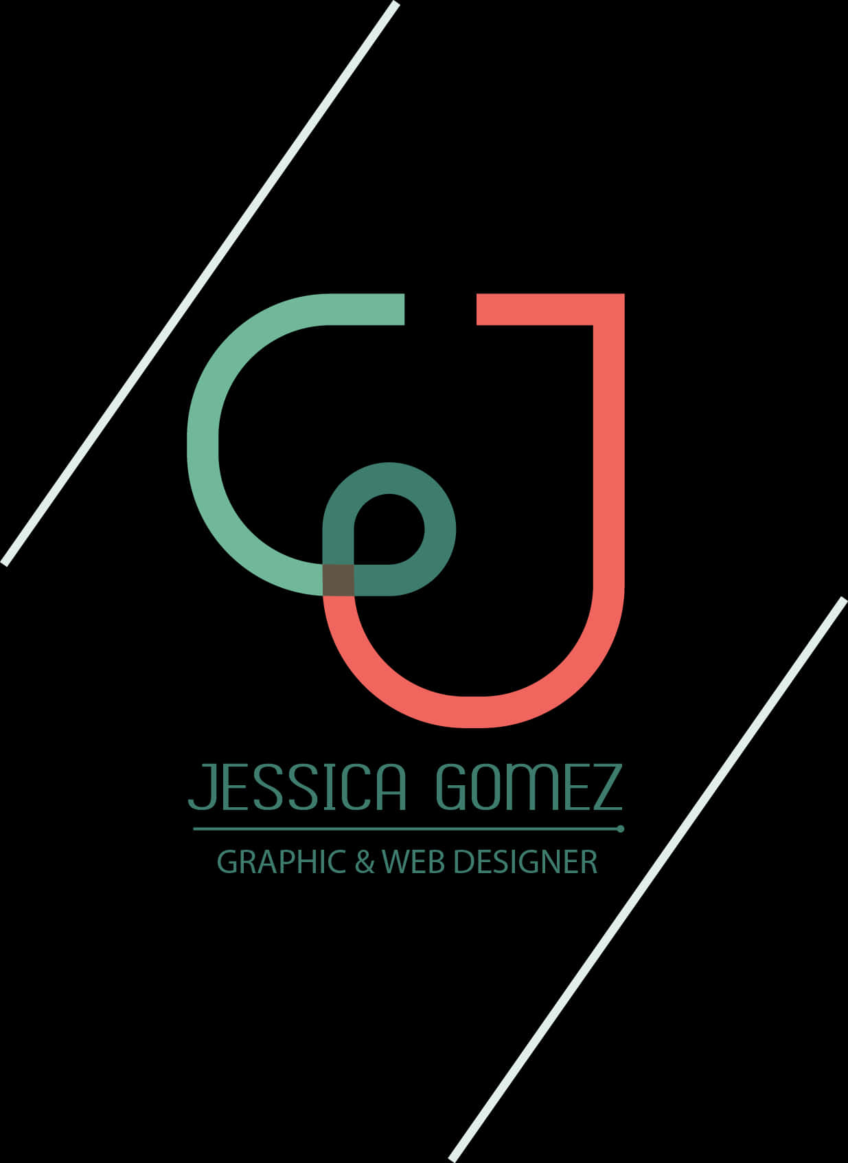 Graphic Web Designer Branding Jessica Gomez