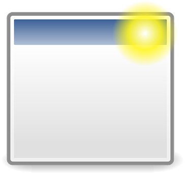 Graphic Window Interface Icon